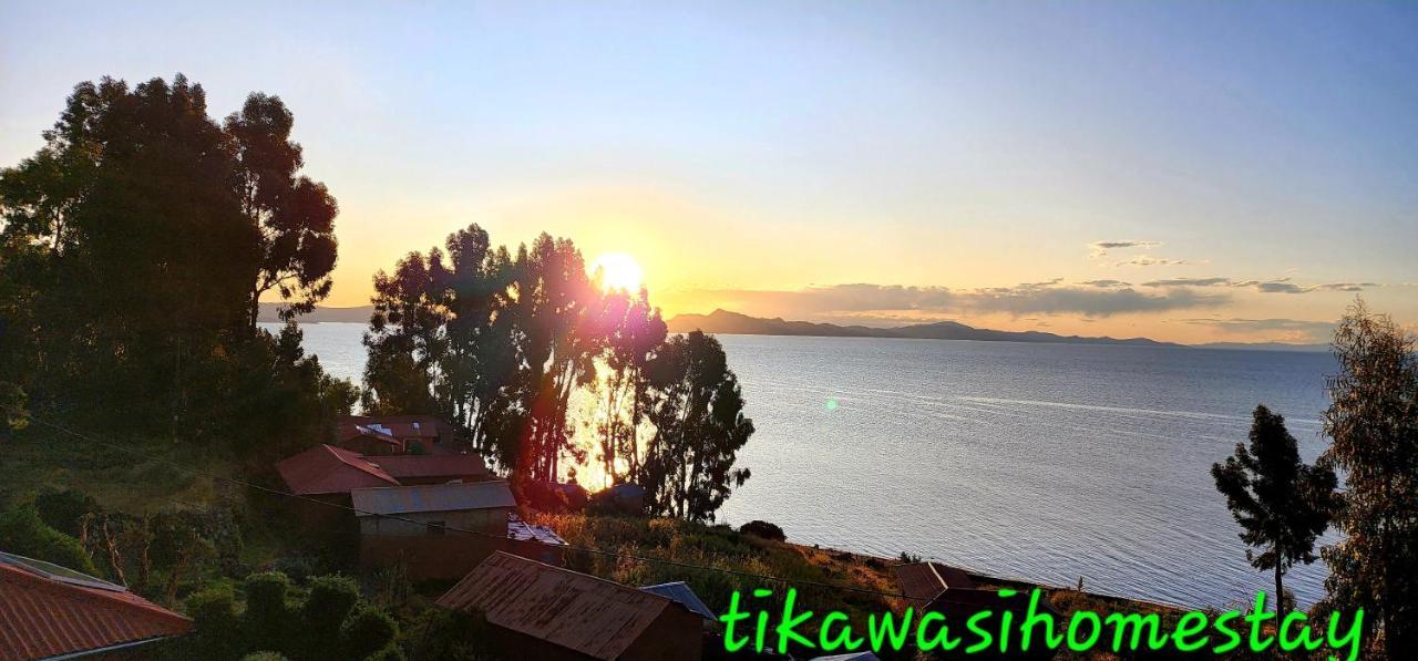 Tikawasi Homestay Comunidad Pueblo Isla Amantani Jose Luis Окосуйо Экстерьер фото